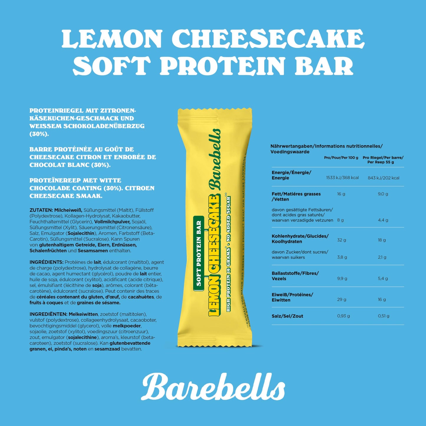 Barebells | Lemon Cheesecake