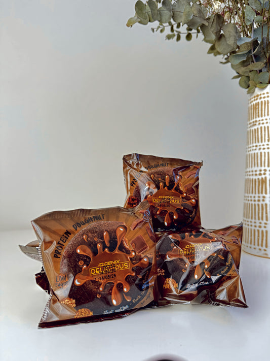 Protein Doughnut 70g – Black Cookies Chocolate | High-Protein Snack