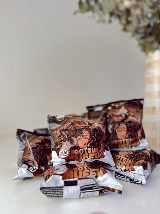 Protein Muffin – Chocolate with Chocolate Cream + Choco Chips