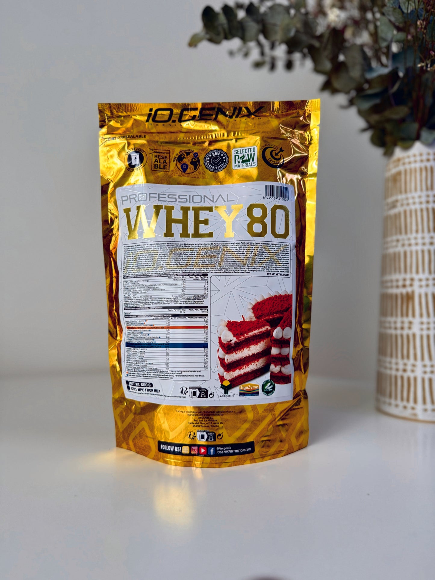 Whey 80 Professional 500g – Red Velvet