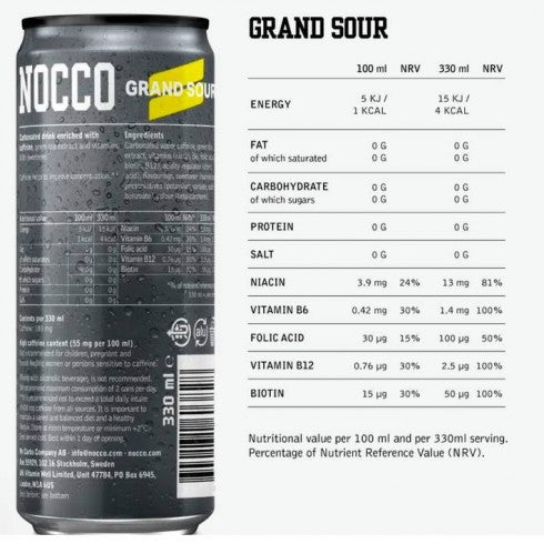 NOCCO BCAA - Focus Grand Sour